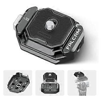 [LCS]F38 Multi-Hole Quick Release Plate Kit Stativfesteadapter Hurtigutløserplate Kameratilbehør