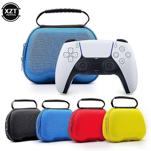 1 stk. bærbar veskeholder for PS5-kontroller, oppbevaringsveske for Sony PlayStation 5-tilbehør, gamepad-håndvesker for å beskytte mot støt og riper Red