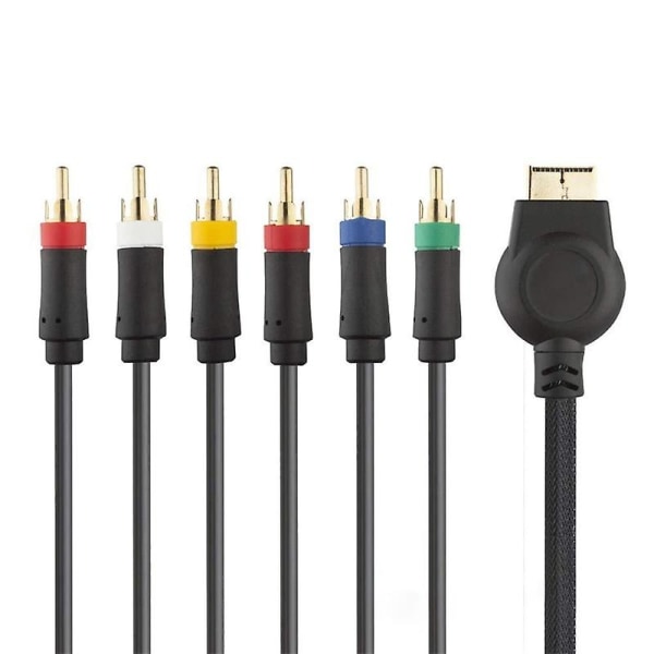 Komponentti AV-kaapeli (1,8 metriä) Korkean resoluution HDTV-komponentti RCA-audio-videokaapeli, yhteensopiva PS3:n ja PS2:n kanssa