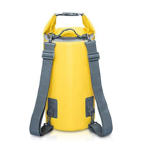 Tør Kompressionspose Holder Udstyr Tørt Til Kajak, Strand, Rafting, Sejlads, Vandring Yellow 30L