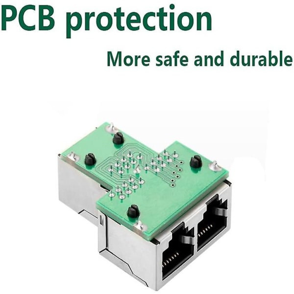 2 kpl RJ45-jakajaliittimet Adapteri 1-2 Ethernet-jakaja Kytkin Kaksoispistorasia HUB-liitäntä Kosketus Modulaarinen pistoke Yhdistä verkko LAN Internet C