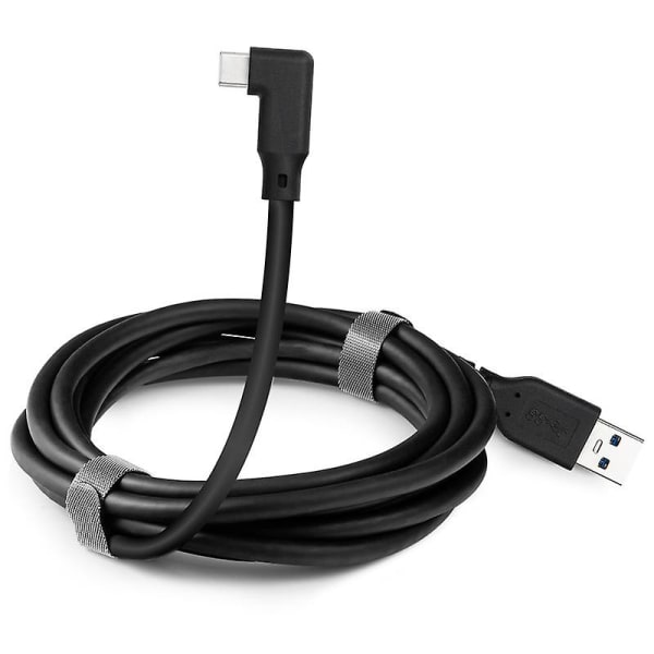 Vr Datakabel Albue Type-c Datakabel Usb3.1 Gen 2 Dobbelt Han Videoprojektionskabel 20 Vr Mobilspilkabel PQ098Black 3M