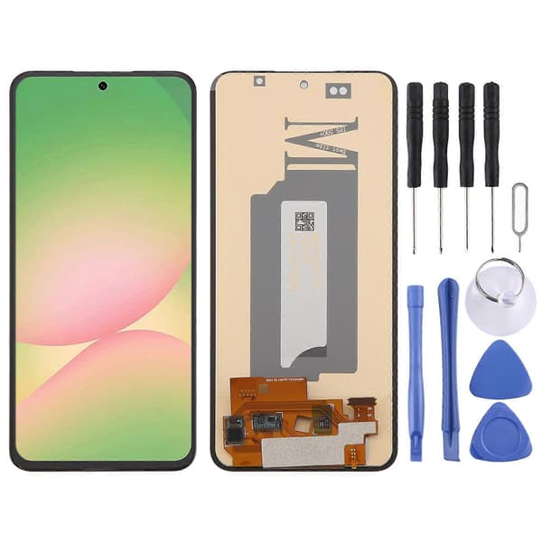 För Galaxy A56 SM-A566B incell LCD-skärm med digitizer komplett enhet, stöder inte fingeravtrycksidentifiering Not Specified