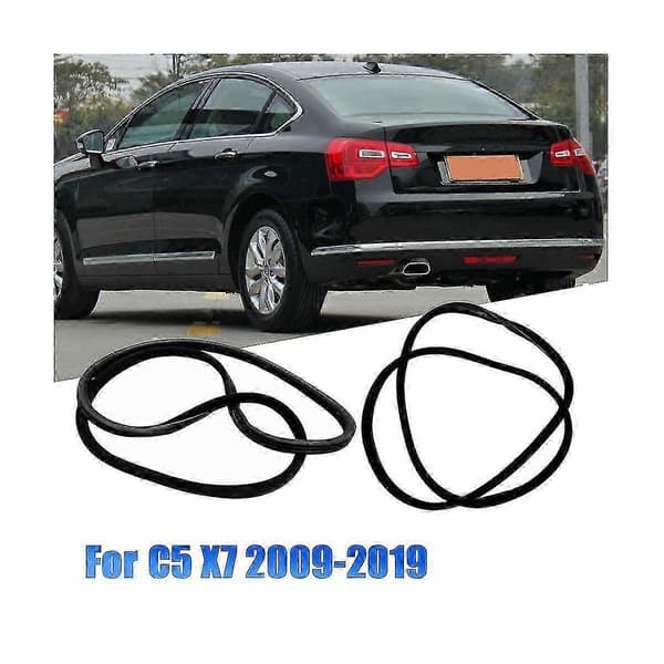 [LCS]C5 X7 Dörrtätning Sammetstätning 2009-2019 Framdörr Black