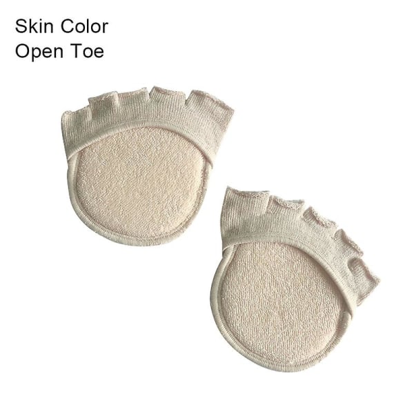 1/3 Par Komfortable Skridsikre Korrigerende Tåsokker Åndbar Stødabsorbering Til Kvinder Sommer Skin Color Open Toe