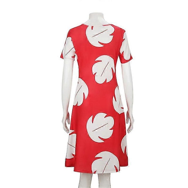 Lilo Stitch Lilo Pelekai Cosplay -asu Lilo-mekko Kesä Ranta Havaiji-vaatteet Halloween Karnevaali Asut Naisille Aikuisten asu XXL costume