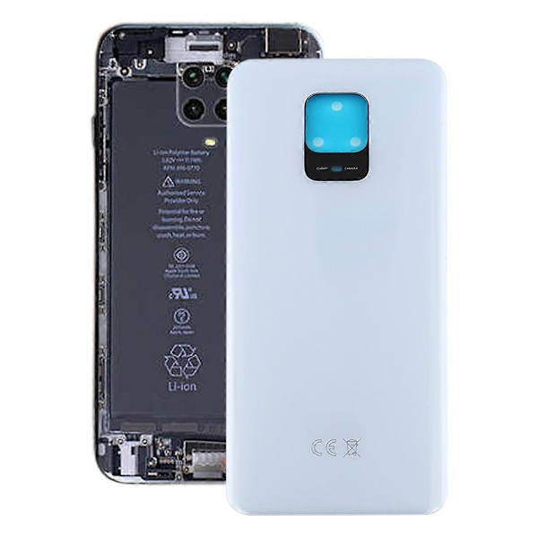 [LCS]KOMPATIBELt batteribagcover til Xiaomi Redmi Note 9S / Redmi Note 9 Pro Max / Note 10 Lite White