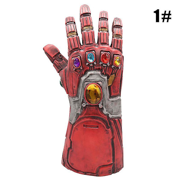 Avengers 4 Endgame Iron Man Infinity Led Gauntlet Arm Cosplay Thanos Latex Handsker 3