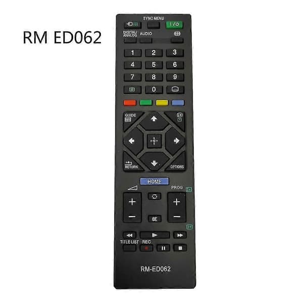 [LCS]RM-ED062 Erstatningsfjernkontroll Gjelder for Sony RM ED062 LCD TV