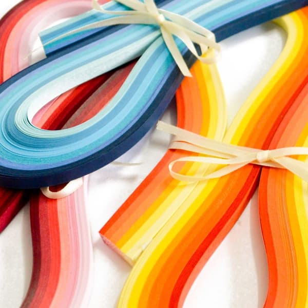 [LCS] Papir Quilling Sæt 840 Strømlængder 36 Farver 54cm Længde/strimmel Papirb Largeur du papier 5mm