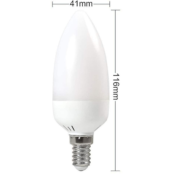 Sæt med 4 LED pærer e14 2 W 25 lm 28x2835 smd ac 85-265 v til hjemmet