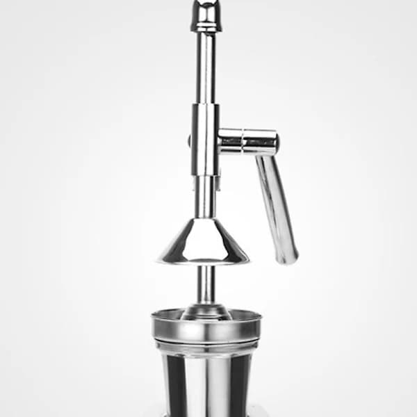 [LCS] Manual Press Stainless Steel Fruit Juicer Handheld Vegetable Fruit Orange Juicer Blender Making Cup-FX-