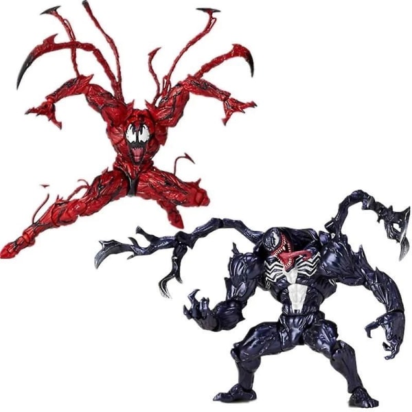 Yamaguchi Fantastisk extraordinär Spider-man Röd giftmassakerfigur rörlig modell Red