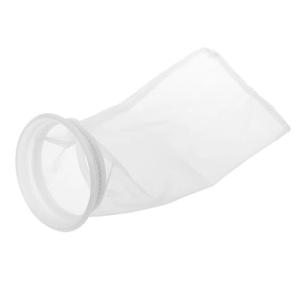 200 Micron Nylon Filterpose Akvariefiltersok 10 Tommer Længde 4 Tommer Ring