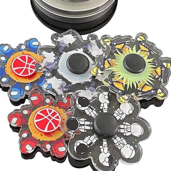 Naruto Fidget Spinnere Stressreduserende Leker for Barn Dynamisk spinn