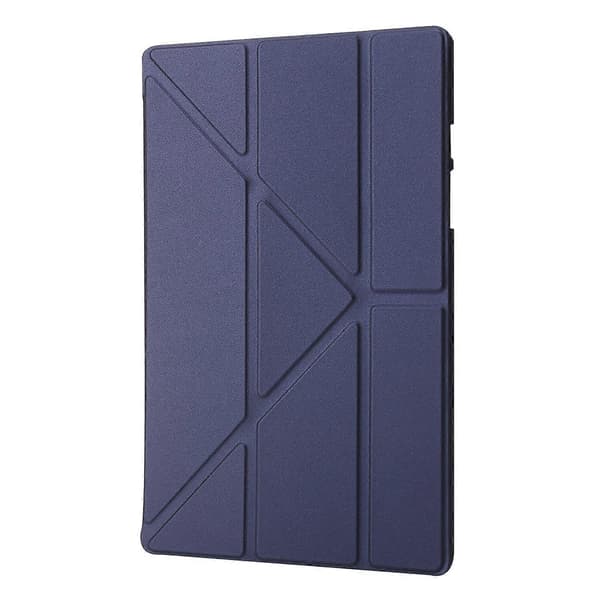 [LCS] Multi-Fold läderfodral för Samsung Galaxy Tab A9+ Navy Blue