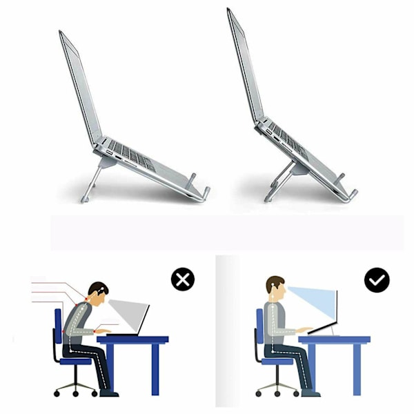 Foldbar Bærbar Laptop Stand