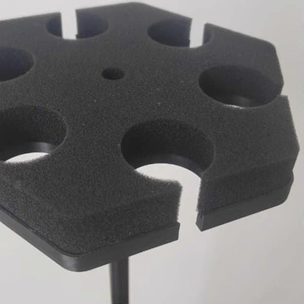 Multipel mikrofonholder dynamisk til musikstativ opbevaringsstativ til studie