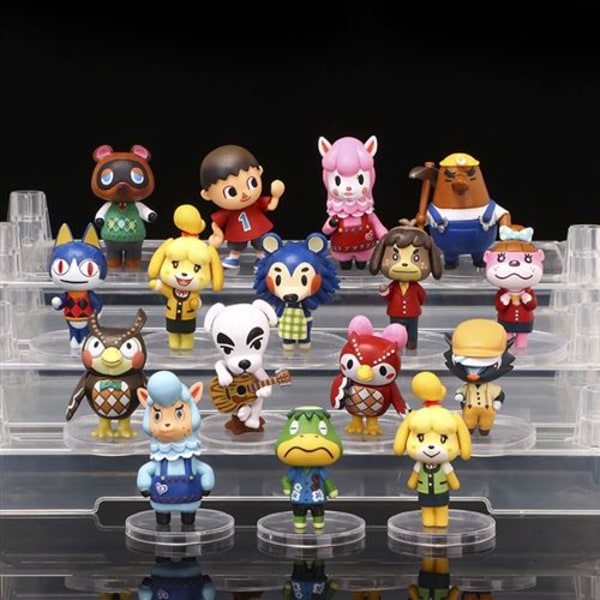 Set med 16 bitar Animal Crossing-figurer 6 cm