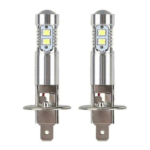 [LCS] 2-pack H1 LED-strålkastarlampor 100W 6000K dimljus för bilstrålkastarbyte