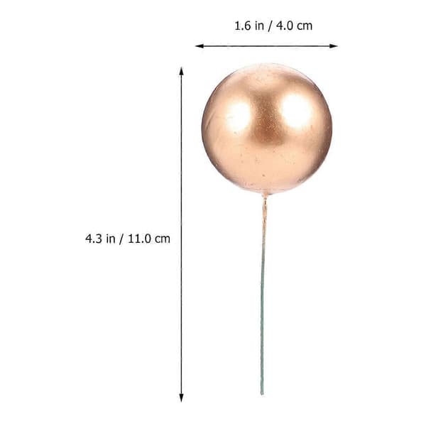 Kuler Dessert Topper for dekorasjon 42 stk skumkakeinnlegg