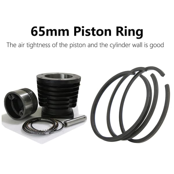 3 stk. 55 mm luftkompressor stempelringe pneumatisk drivtætning