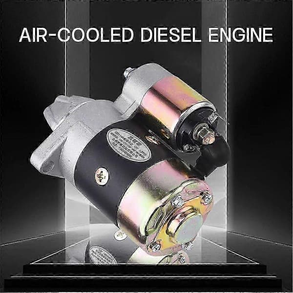 12V startmotor til 170F 173F 178F 186F 188F 192F luftkølet dieselmotor jy