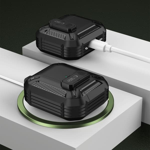 [LCS]Tech-Protect AirPods 4 Case Carbonox Black 70