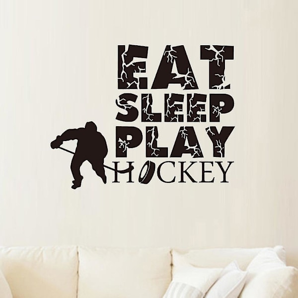Spill Hockey Trening Gym Veggklistremerker 57x45cm