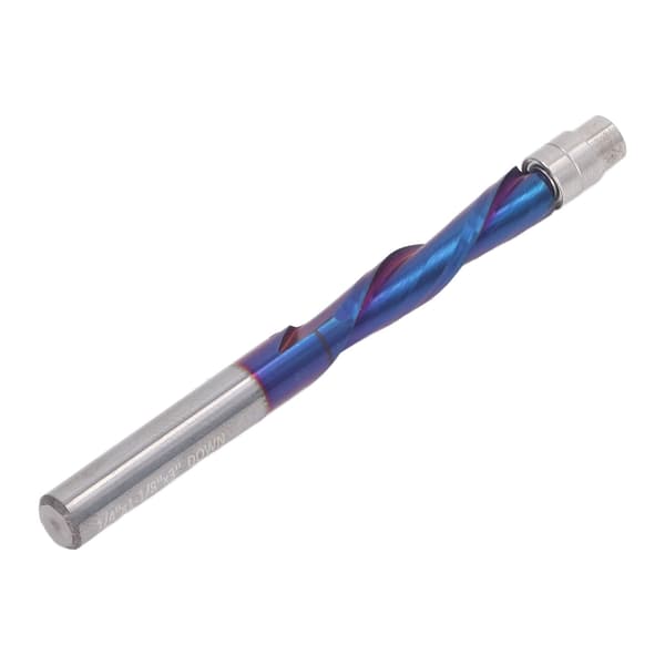 [LCS] 1/4 tommers skaft solid hardmetall CNC-spiralfres med lager