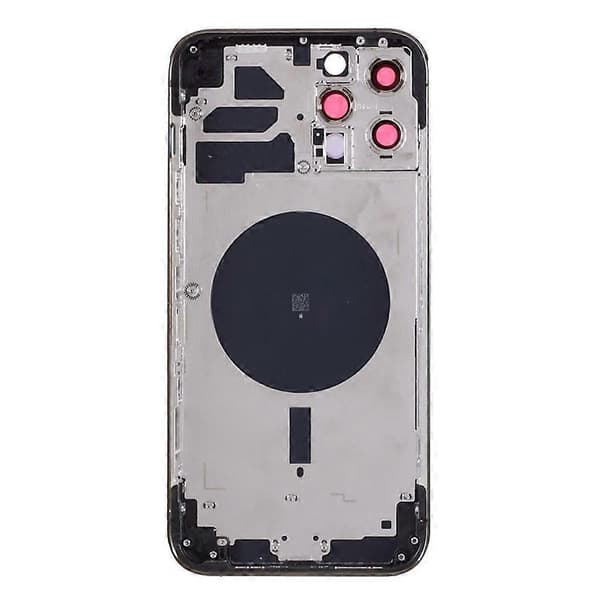 [LCS]Til iPhone 12 Pro Max Bagbatterihus Dæksel+Midterpladeramme+Sideknapper, EU-version Multicolor Graphite