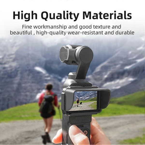 1 STK Til DJI OSMO POCKET 3 Skærmhætte Display Cover Solskærm Tilbehør Sort