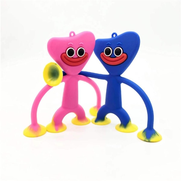 2 stk. Poppy Playtime Nøkkelring, Stressreduserende Pop Fidget Leke Nøkkelring Gave Style2