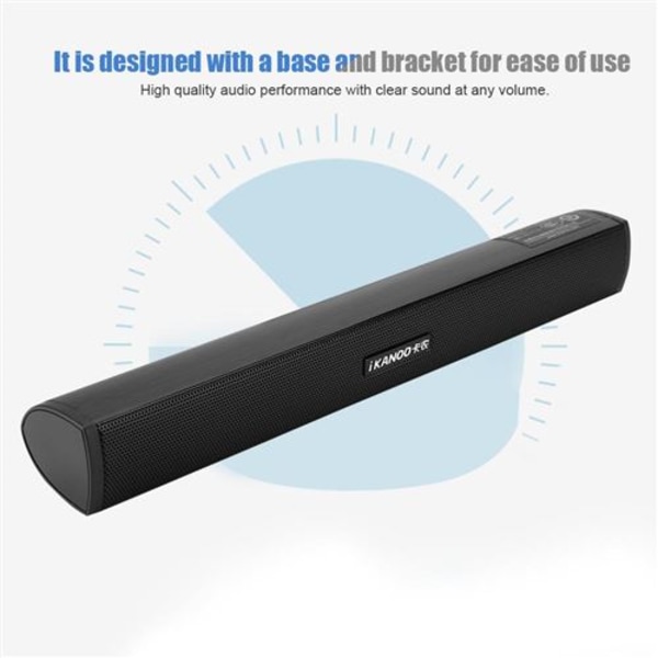 USB Høyttaler Soundbar Subwoofer Høyttaler for PS4 / Laptop / PC (