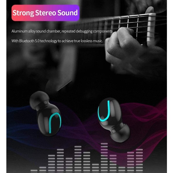 Chronus Trådlöst Bluetooth Headset 5.0 Sport In-Ear Hörlurar(