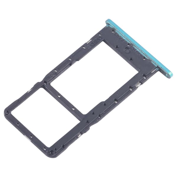 För Alcatel 1SE 2020 5030 SIM-kortfack + Micro SD-kortfack Green