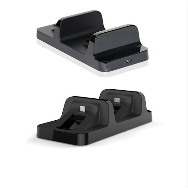 PS4 Handkontroll Trådlös Laddare, PS4 Dubbel Handkontroll Laddare, USB Laddningsstation Dockningsstation white