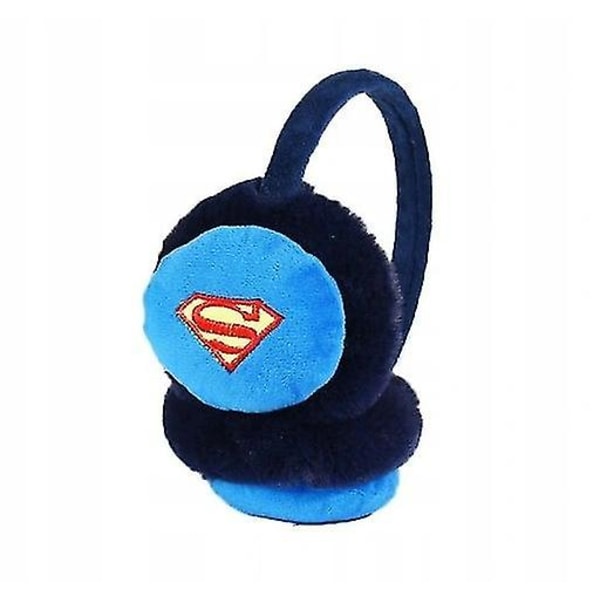 Varma Söta Tecknade Plysch Barn Tjockare Öronmuffar Superman