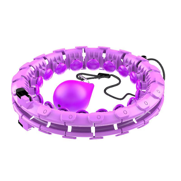 Hoola Hoop för Vuxna Viktminskning Hula Cirkel Vägda Hopp 2 I Purple