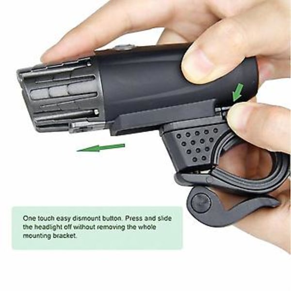 Polkupyörän valaistus Polkupyörän valot Edessä ja takana USB Ladattava Polkupyörän valosarja Super Etu- ja takavilkku