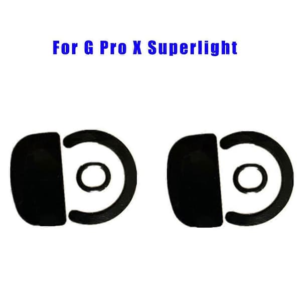 2 sæt holdbare musefødder til Logitech G903/G Pro X Gaming Mekanisk Mus Black