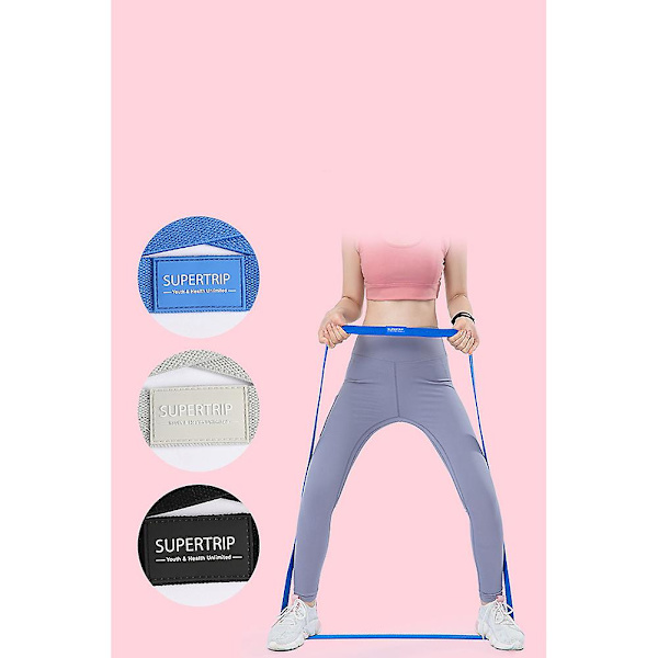 Pull Up Assistance Bands Elastikbånd Stretch Fitnessbånd Str black 100x3cm