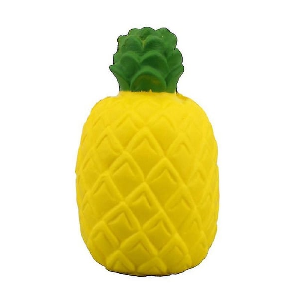 Långsamt stigande elastisk pressa frukt ananas dekompression leksak
