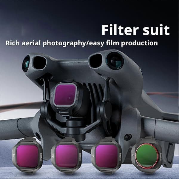 Til Dji Mini 5 Pro Drone Kameralinsefiltre 3PCS set