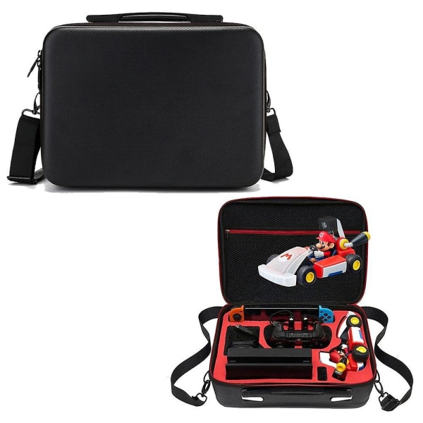 Resväska för nintendo switch väska spel case tillbehör kit cover väska nintedo nitendo swich swith förvaring karting Karting