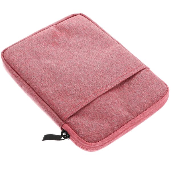E-bok skyddsfodral Canvas E-läsarfodral för skydd 1 st rosa