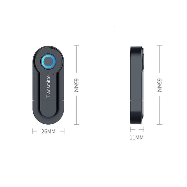 [LCS] Trådløs Bluetooth 5.0-sender Audio Rca 3.5mm Aux Usb-adapter Lav Latens