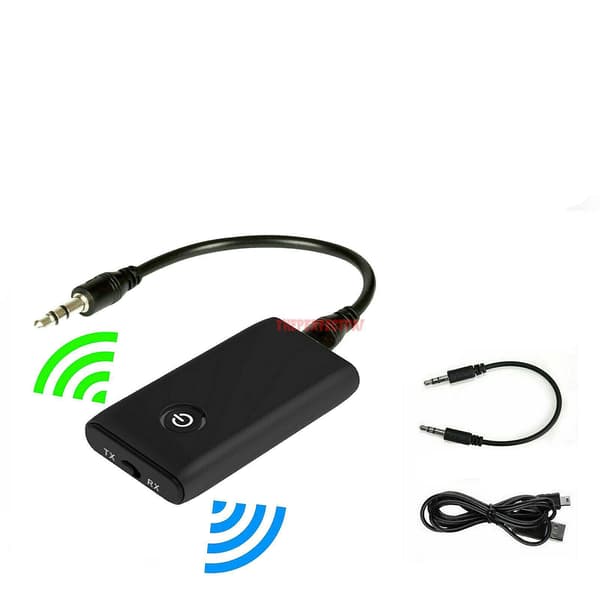 [LCS] Bluetooth 5.0 sender mottaker 2-i-1 trådløs lyd 3,5 mm Jack Aux-adapter