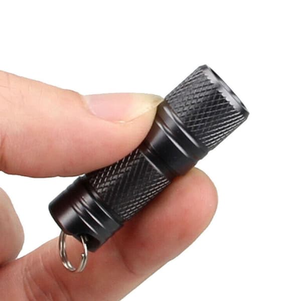 [LCS] Kompakti Mini USB-ladattava LED-taskulamppu avaimenperävalaisin yö AM