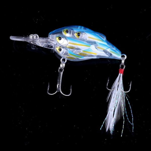 7,5 cm 9g Dykke Dybde Crankbait Fiskelokker Swimbait Kunstig Agn Fiske Wobblere Tilbehør 8